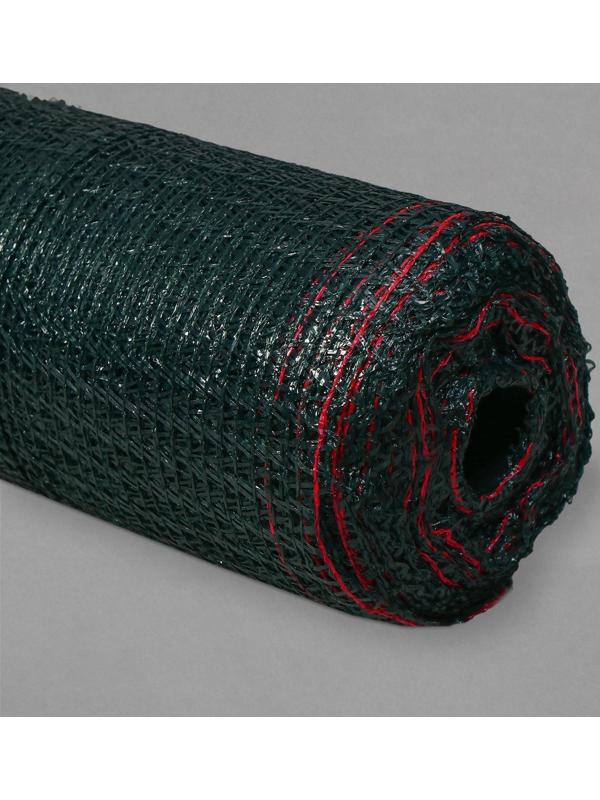 Сетка затеняющая, 50 × 4 м, плотность 35 г/м², тёмно-зелёная