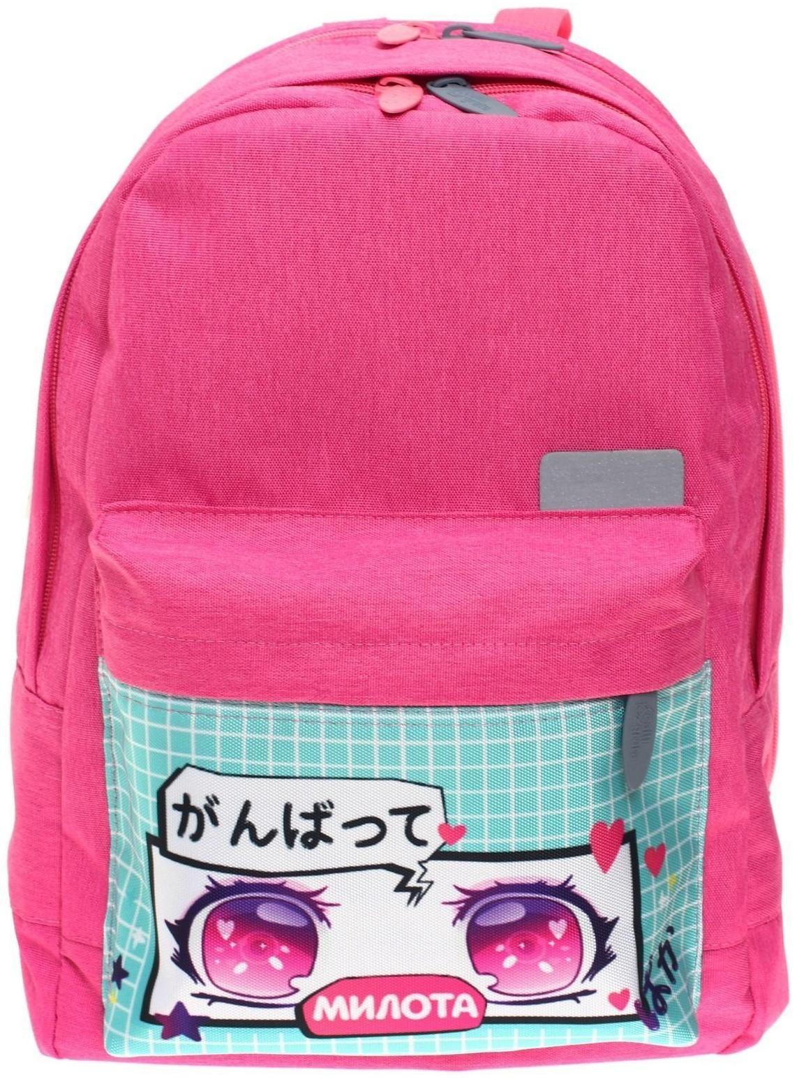 Рюкзак молодёжный, 38 х 28 х 19 см, эргономичная спинка, Calligrata Э 