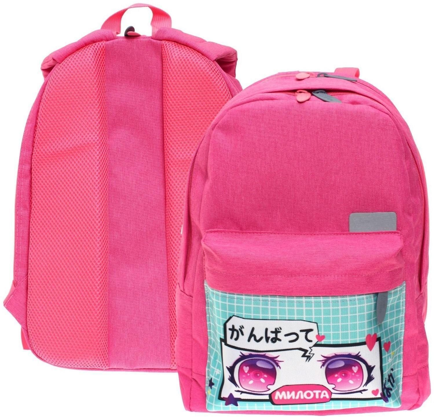 Рюкзак молодёжный, 38 х 28 х 19 см, эргономичная спинка, Calligrata Э 