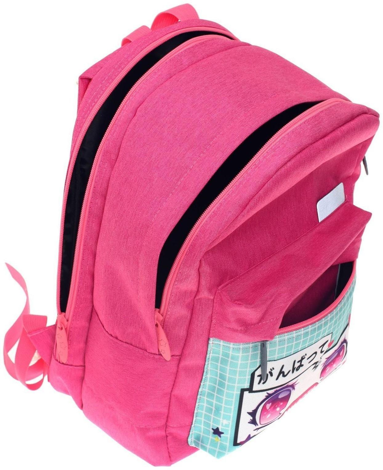 Рюкзак молодёжный, 38 х 28 х 19 см, эргономичная спинка, Calligrata Э 