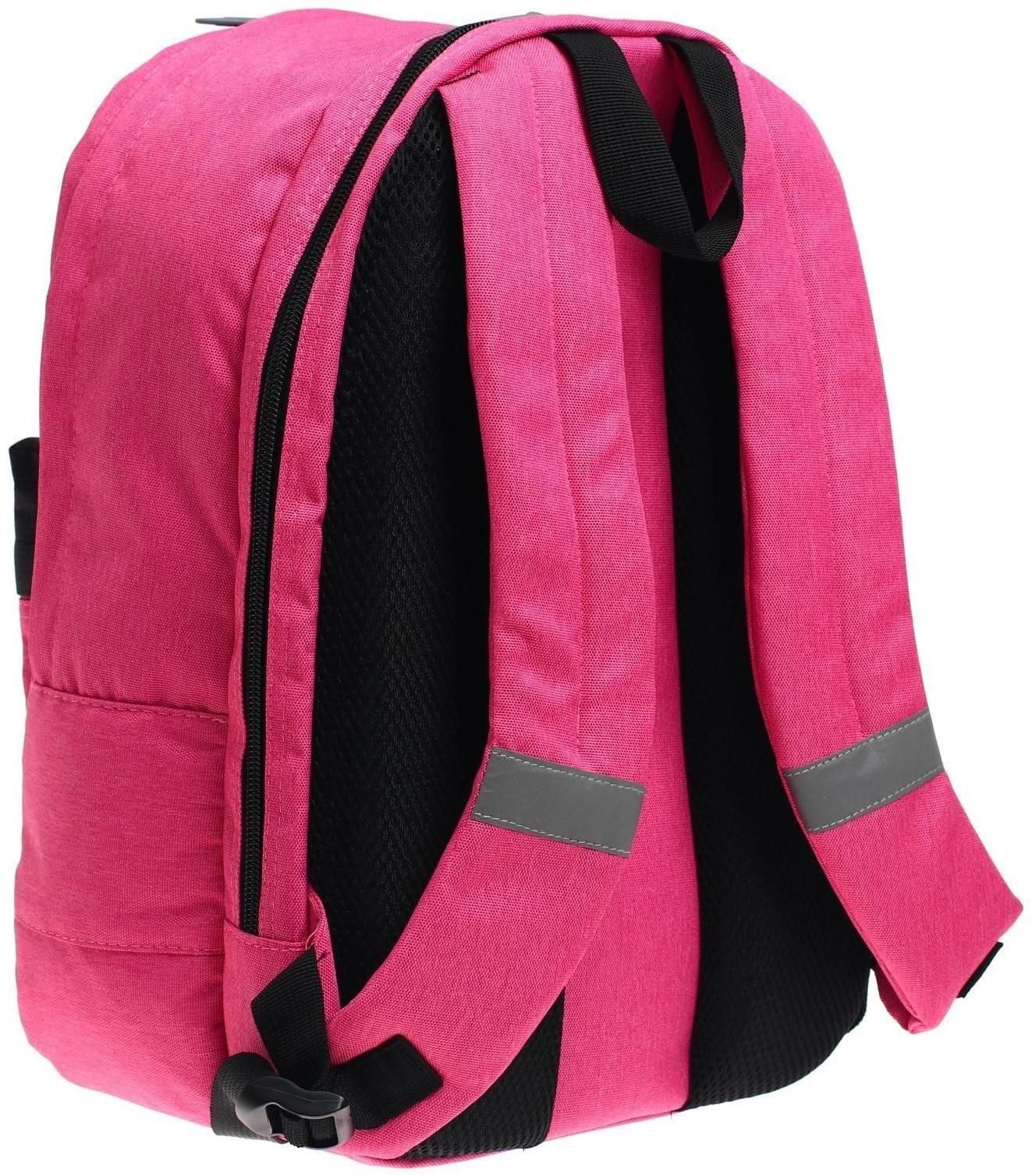 Рюкзак молодёжный, 38 х 28 х 19 см, эргономичная спинка, Calligrata Э 