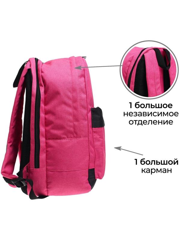 Рюкзак молодёжный, 38 х 28 х 19 см, эргономичная спинка, Calligrata Э 