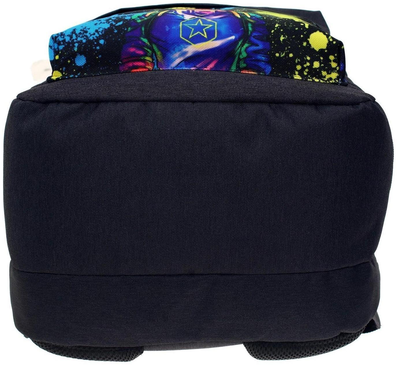 Рюкзак молодёжный, 38 х 28 х 19 см, эргономичная спинка, Calligrata Э 