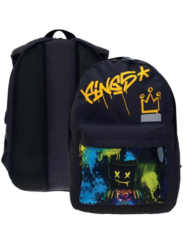 Рюкзак молодёжный, 38 х 28 х 19 см, эргономичная спинка, Calligrata Э 