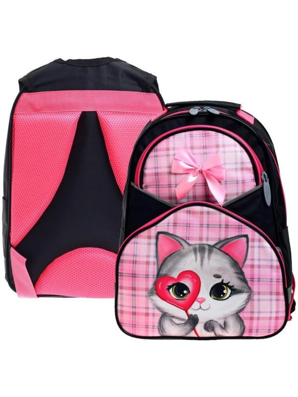 Рюкзак школьный, 37 х 26 х 13 см, эргономичная спинка, Calligrata АН 