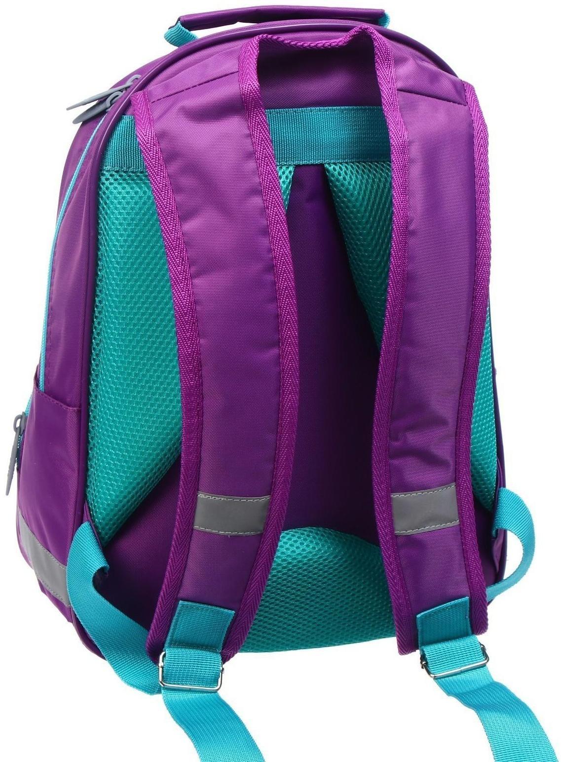 Рюкзак школьный, 37 х 26 х 13 см, эргономичная спинка, Calligrata АН 