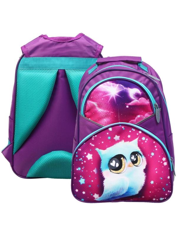 Рюкзак школьный, 37 х 26 х 13 см, эргономичная спинка, Calligrata АН 