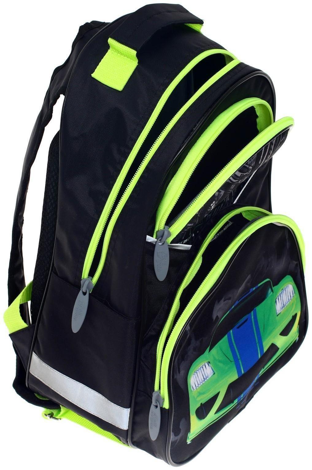 Рюкзак школьный, 37 х 26 х 13 см, эргономичная спинка, Calligrata АН 