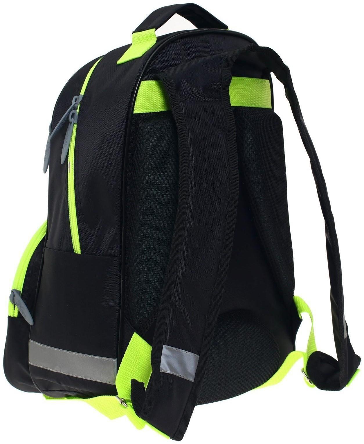 Рюкзак школьный, 37 х 26 х 13 см, эргономичная спинка, Calligrata АН 