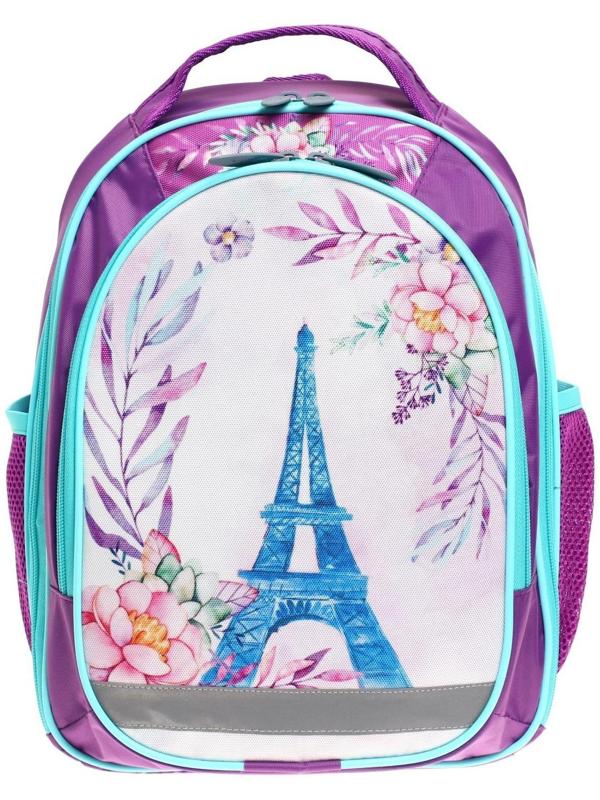 Рюкзак школьный, 37 х 27 х 16 см, эргономичная спинка, Calligrata Б 