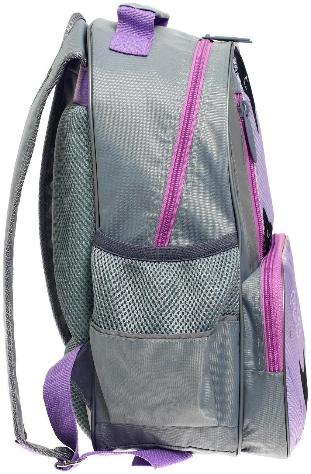 Рюкзак школьный, 37 х 26 х 13 см, эргономичная спинка, Calligrata ОРТ 