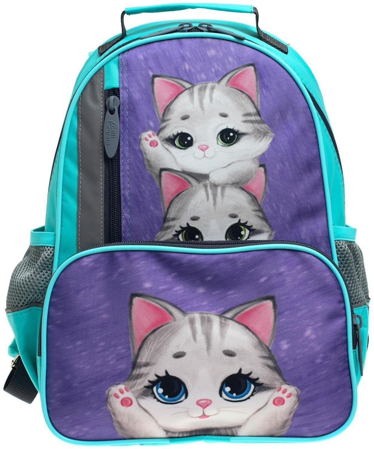 Рюкзак школьный, 37 х 26 х 13 см, эргономичная спинка, Calligrata ОРТ 