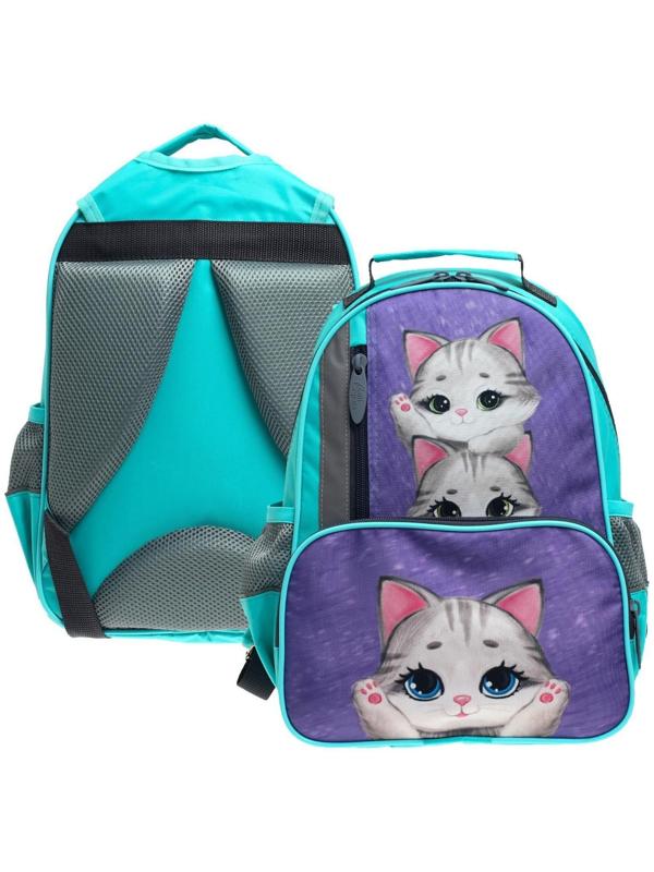 Рюкзак школьный, 37 х 26 х 13 см, эргономичная спинка, Calligrata ОРТ 