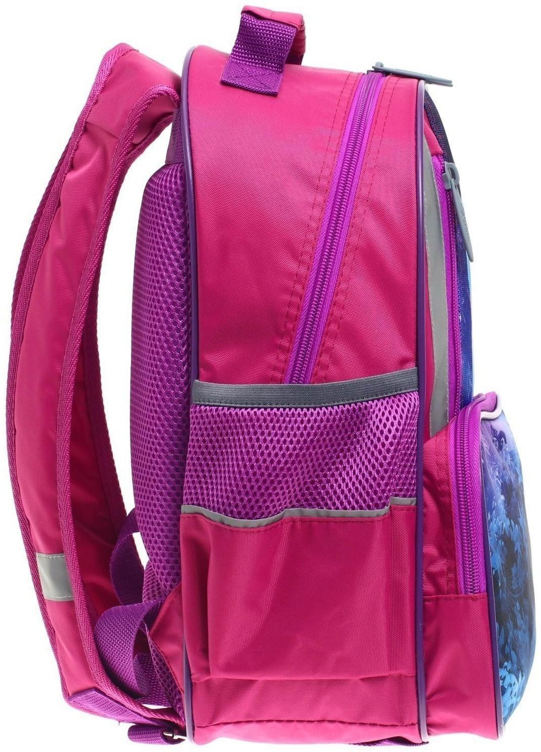 Рюкзак школьный, 37 х 26 х 13 см, эргономичная спинка, Calligrata ОРТ 