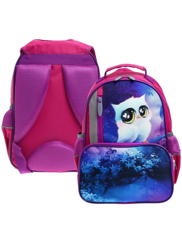 Рюкзак школьный, 37 х 26 х 13 см, эргономичная спинка, Calligrata ОРТ 