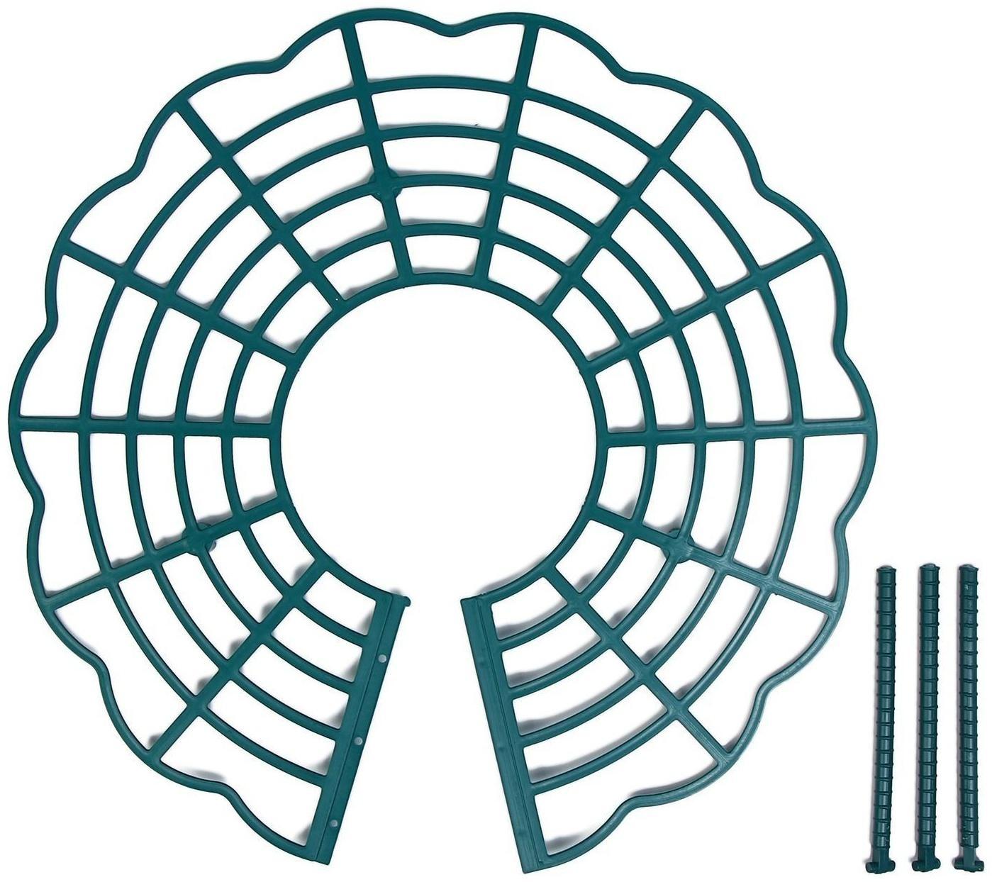 Кустодержатель для клубники, d = 30.5 см, пластик, зелёный