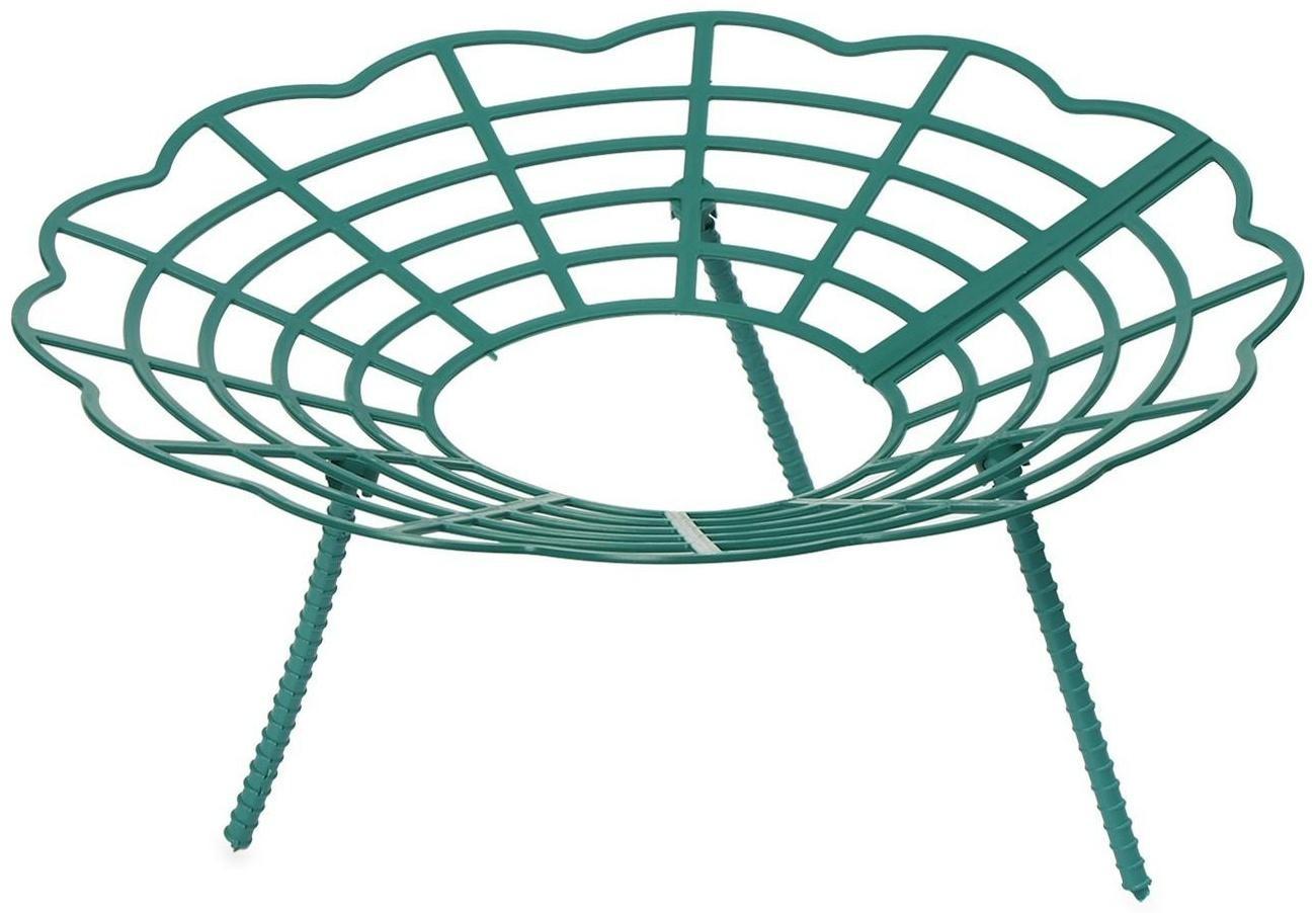Кустодержатель для клубники, d = 30.5 см, пластик, зелёный