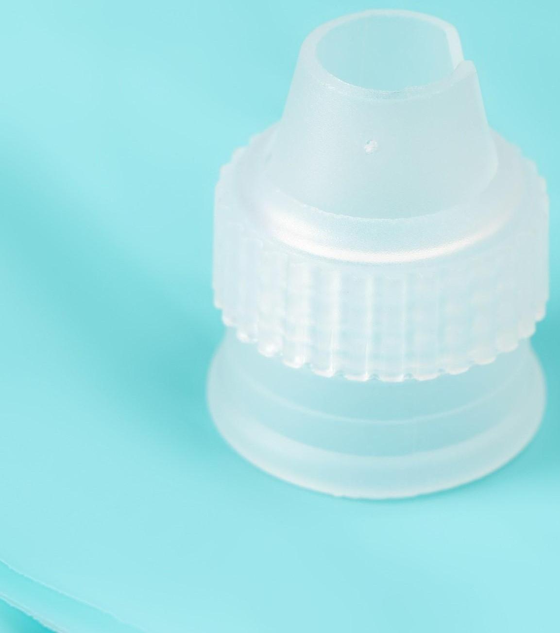 Набор кондитерский «С любовью» в кейсе 14 предметов: насадки 12 шт d=1,7 см, адаптер, мешок 30×15 см 75173