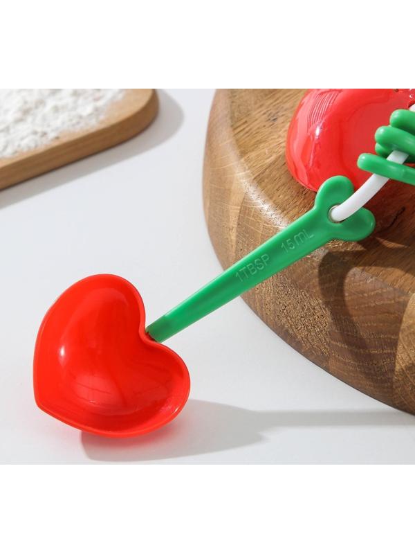 Набор мерных ложек «Лавли», 4 шт, 2,5/5/7,4/15 мл