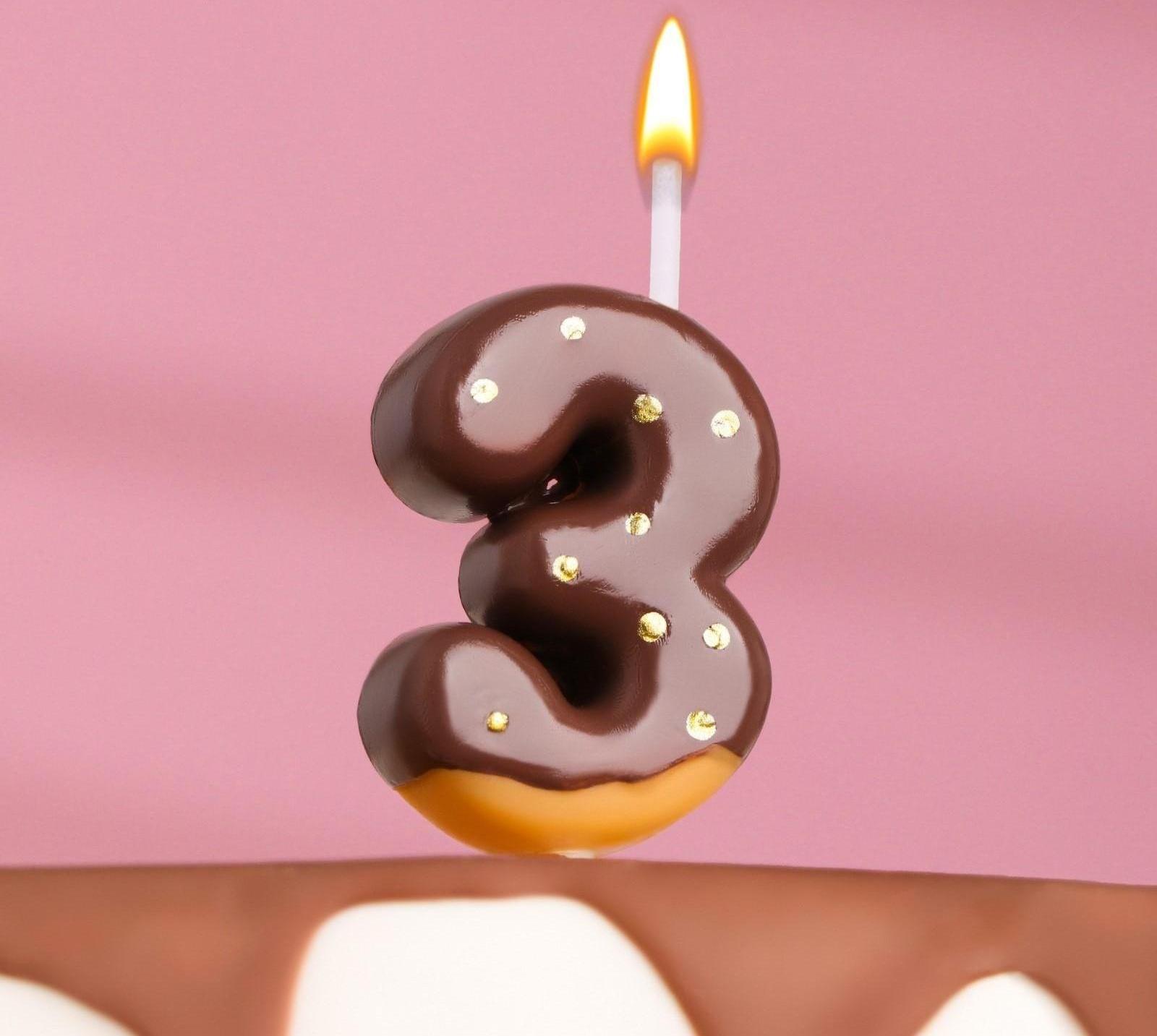 Свеча в торт 