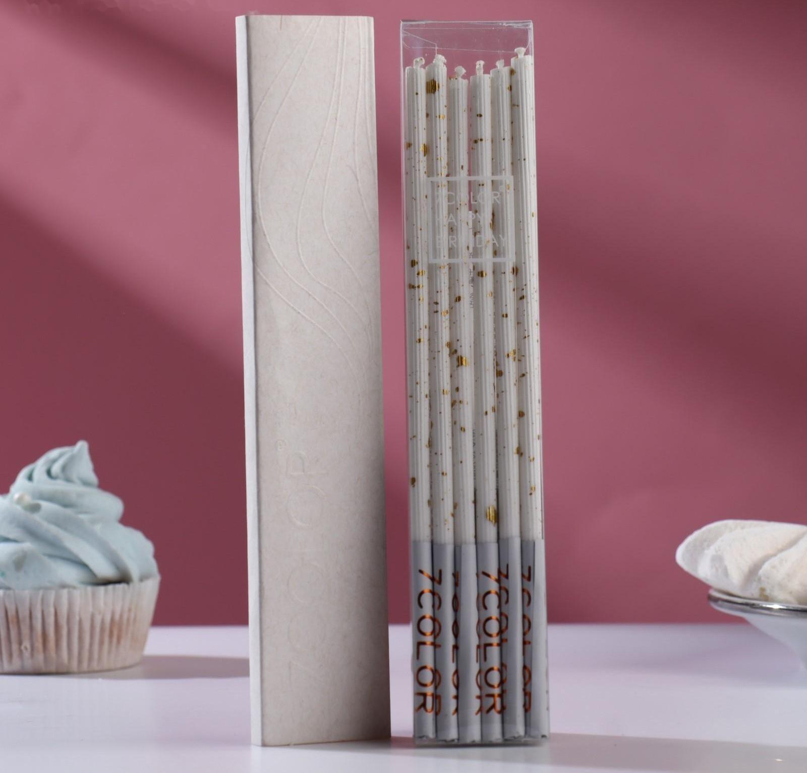 Набор свечей в торт, 6 штук 