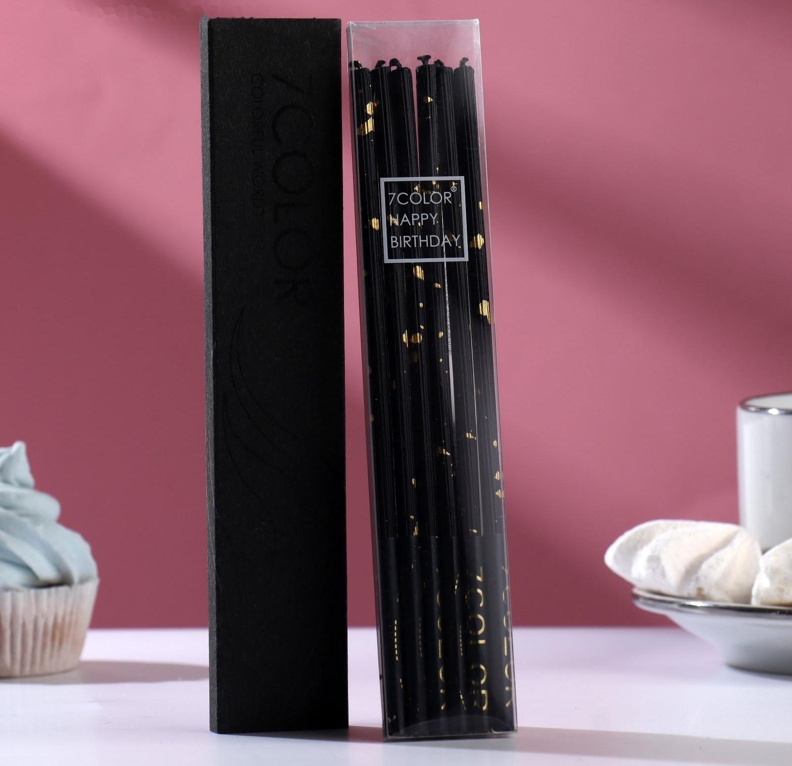 Набор свечей в торт, 6 штук 