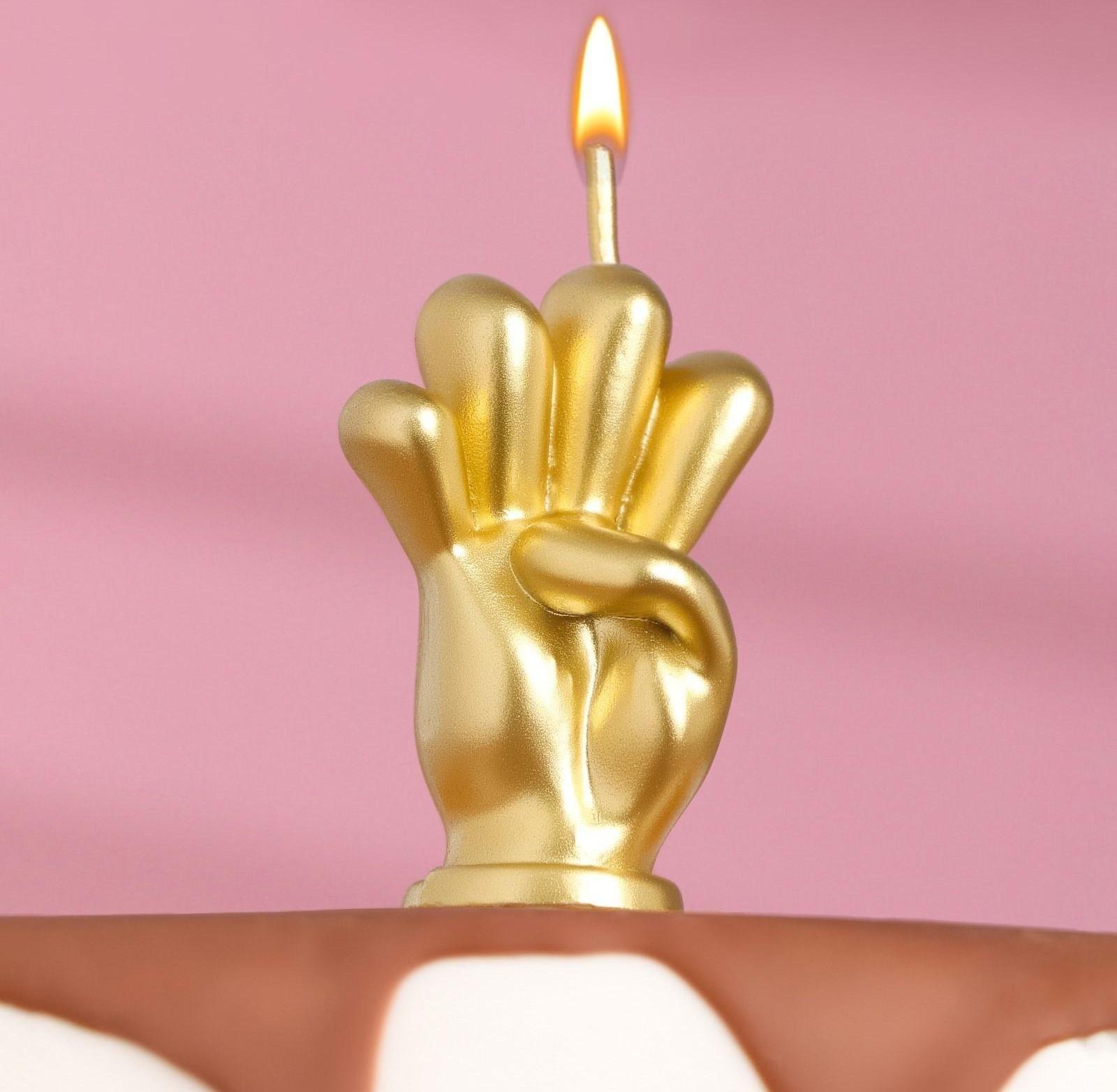 Свеча в торт 