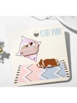 Набор значков (2шт) 