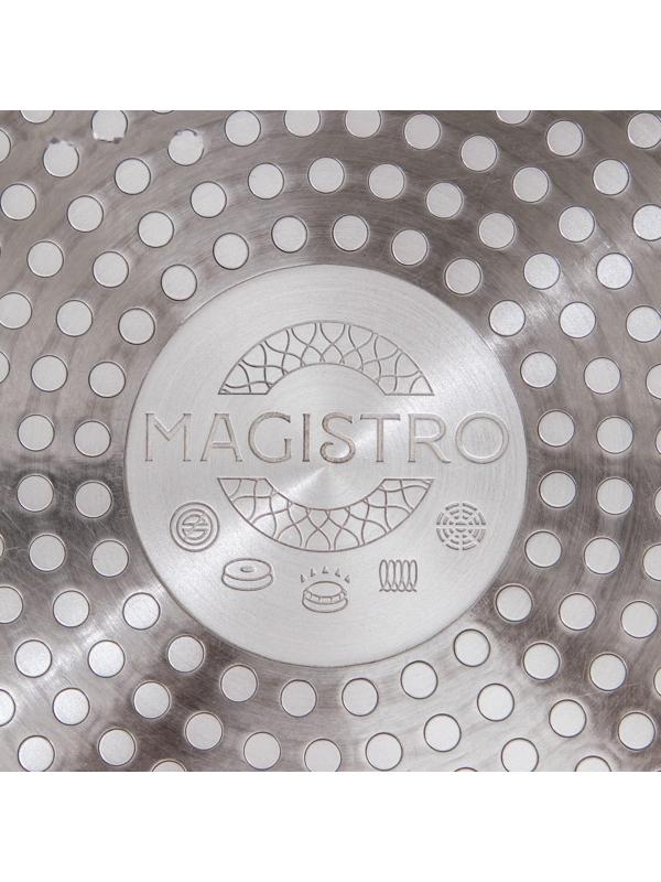 Сковорода кованая Natural. Brown, d=22 см, ручка soft-touch, антипригарное покрытие, индукция, цвет коричневый