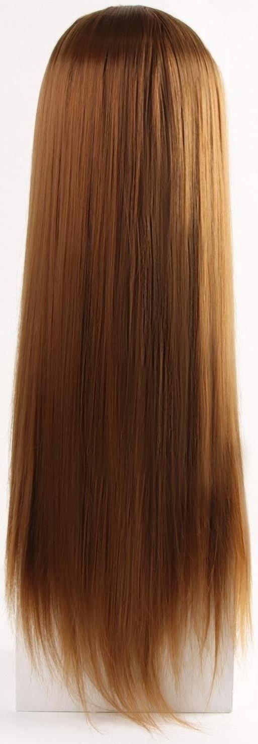 Голова учебная, искусственный волос, 55-60 см, без штатива, цвет пшеничный