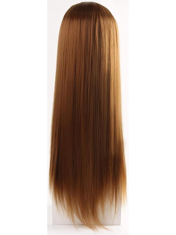 Голова учебная, искусственный волос, 55-60 см, без штатива, цвет пшеничный