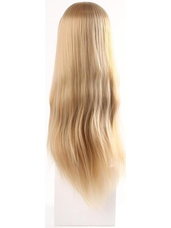 Голова учебная, искусственный волос, 55-60 см, без штатива, цвет блонд