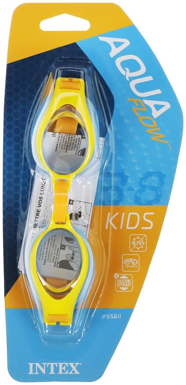 Очки для плавания, от 3 до 8 лет Intex 55611 / Микс 1 шт.