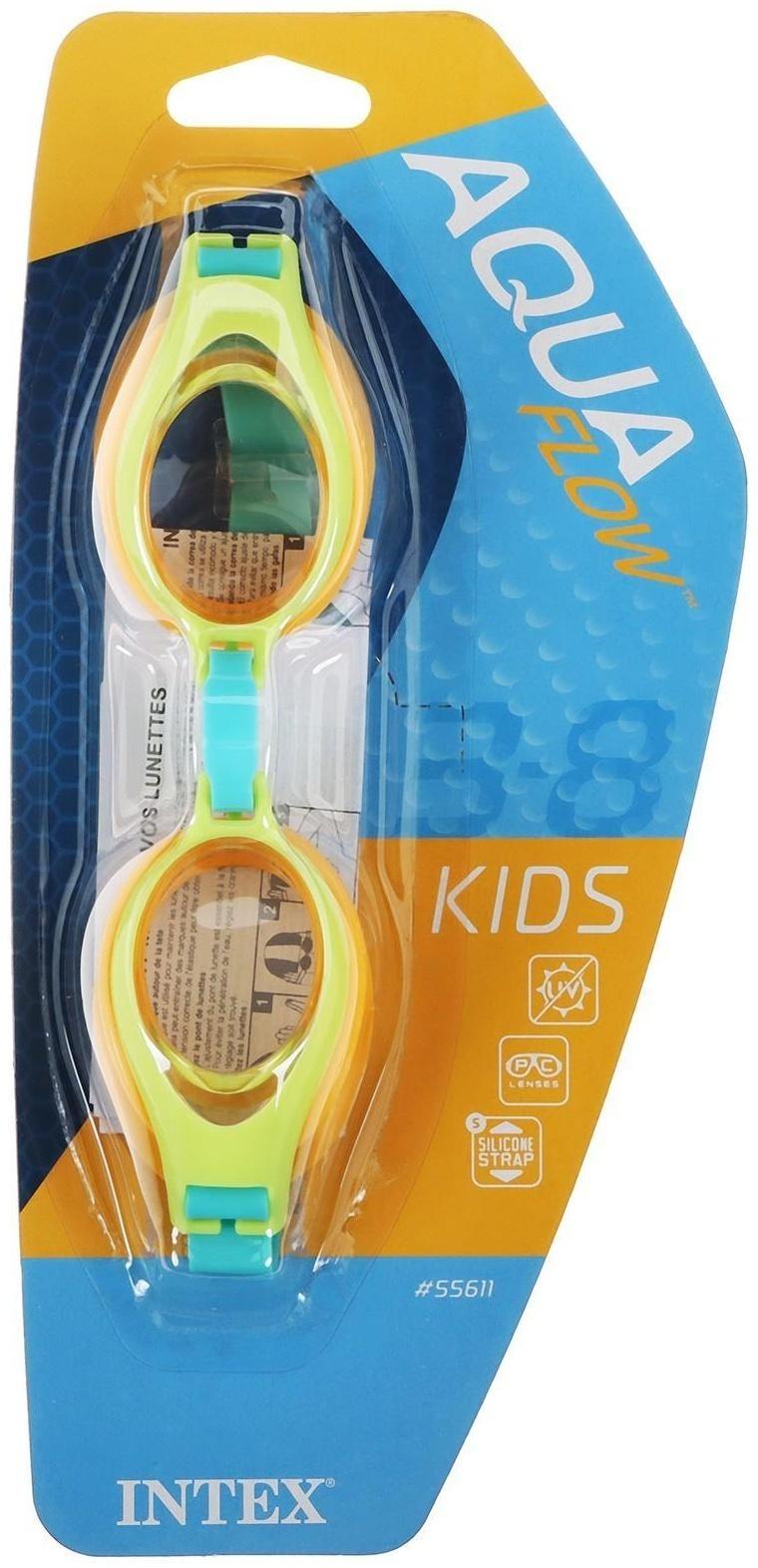 Очки для плавания, от 3 до 8 лет Intex 55611 / Микс 1 шт.