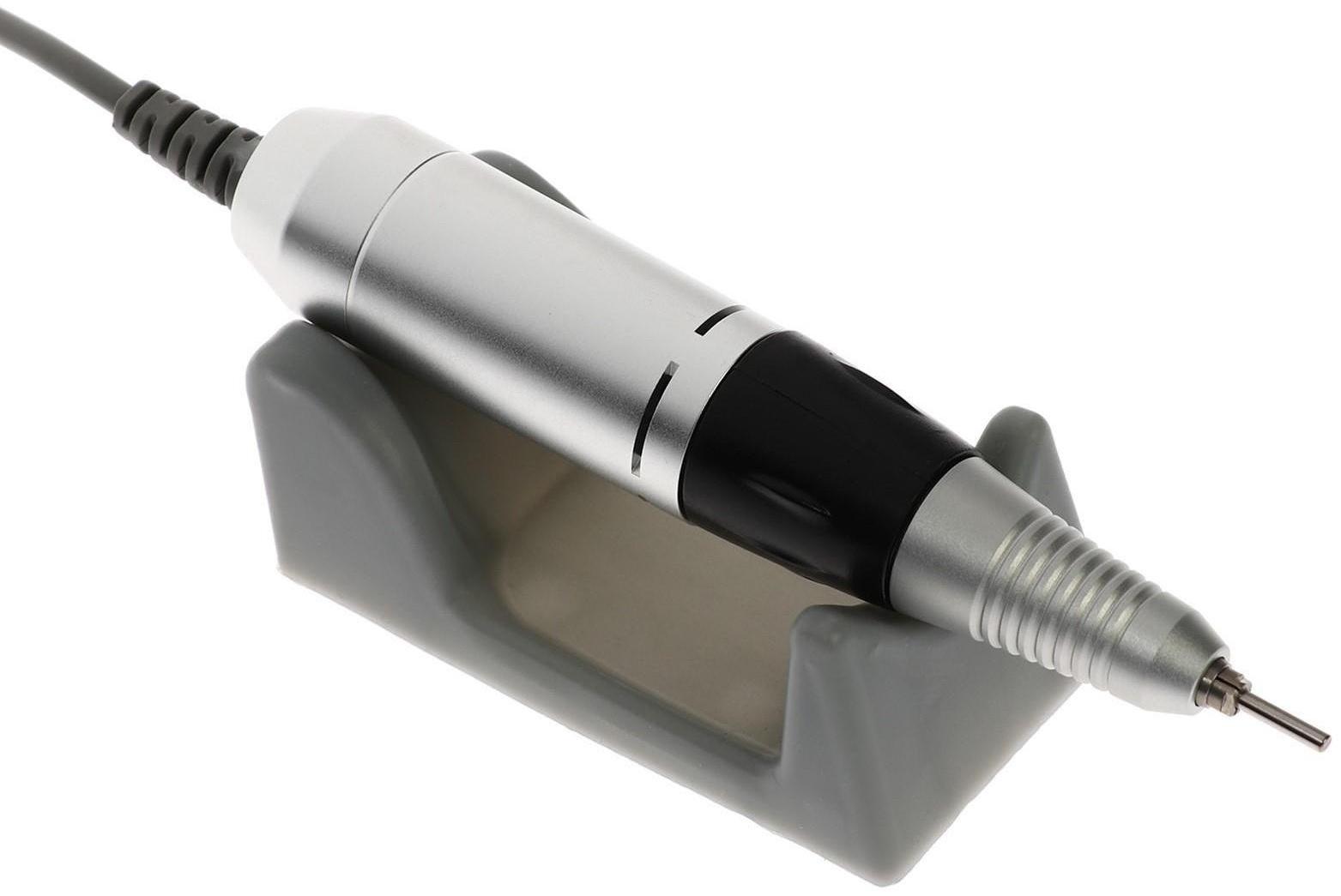 Аппарат для маникюра LuazON LMH-03, 6 насадок, 35 Вт, до 30000 об/мин, бело-чёрная