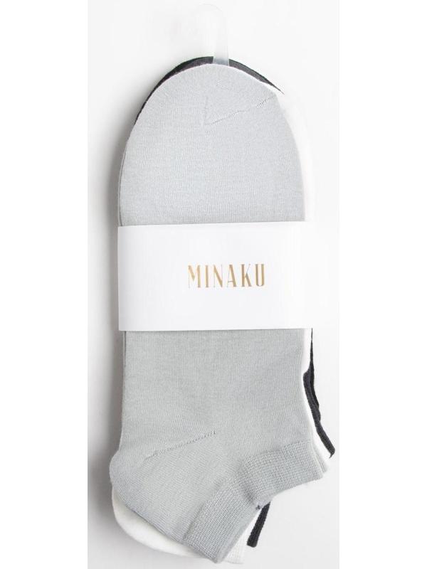 Набор носков мужских укороченных MINAKU 4 пары, размер 40-41 (27 см)