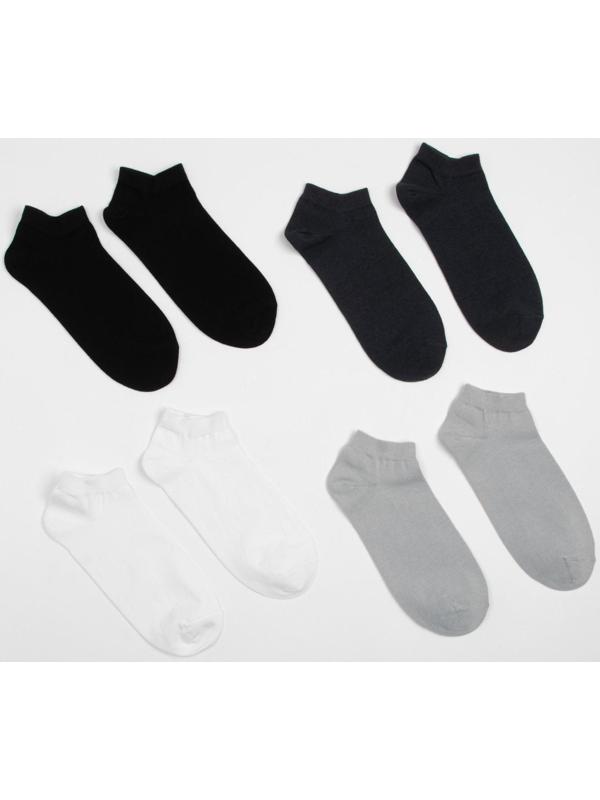 Набор носков мужских укороченных MINAKU 4 пары, размер 40-41 (27 см)