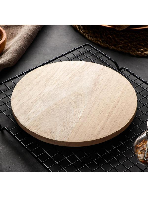 Доска разделочная «Дубрава», d=20 см, дуб