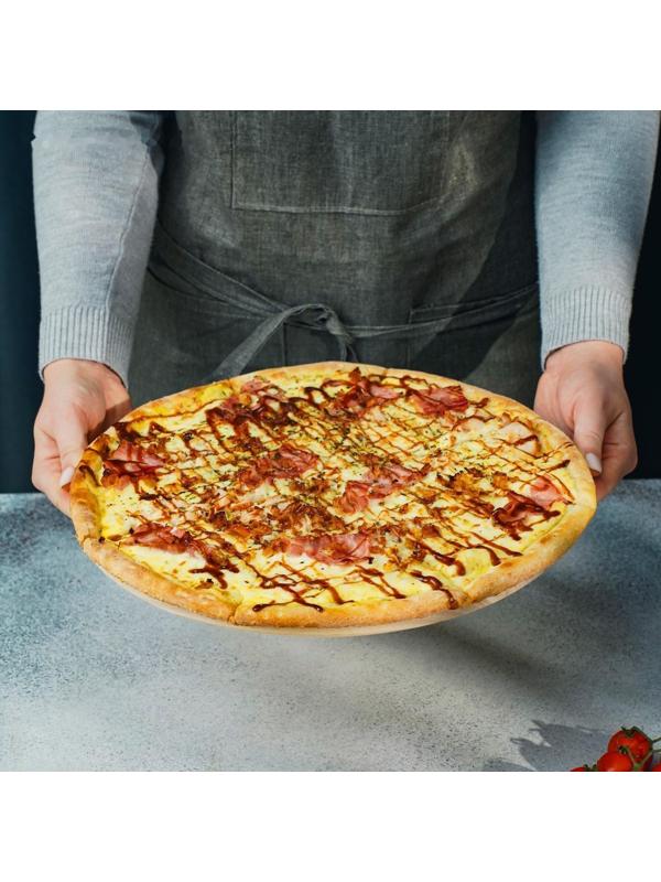 Доска разделочная «Дубрава», d=30 см, дуб