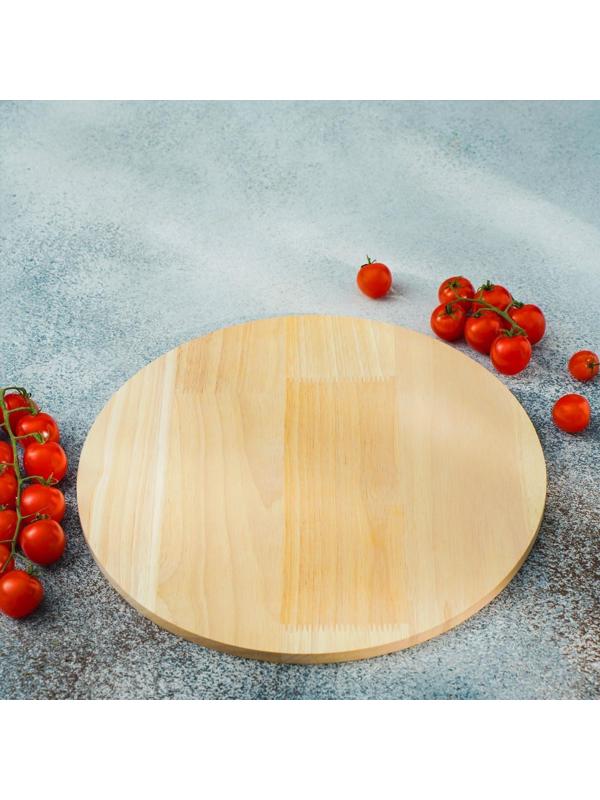 Доска разделочная «Дубрава», d=30 см, дуб