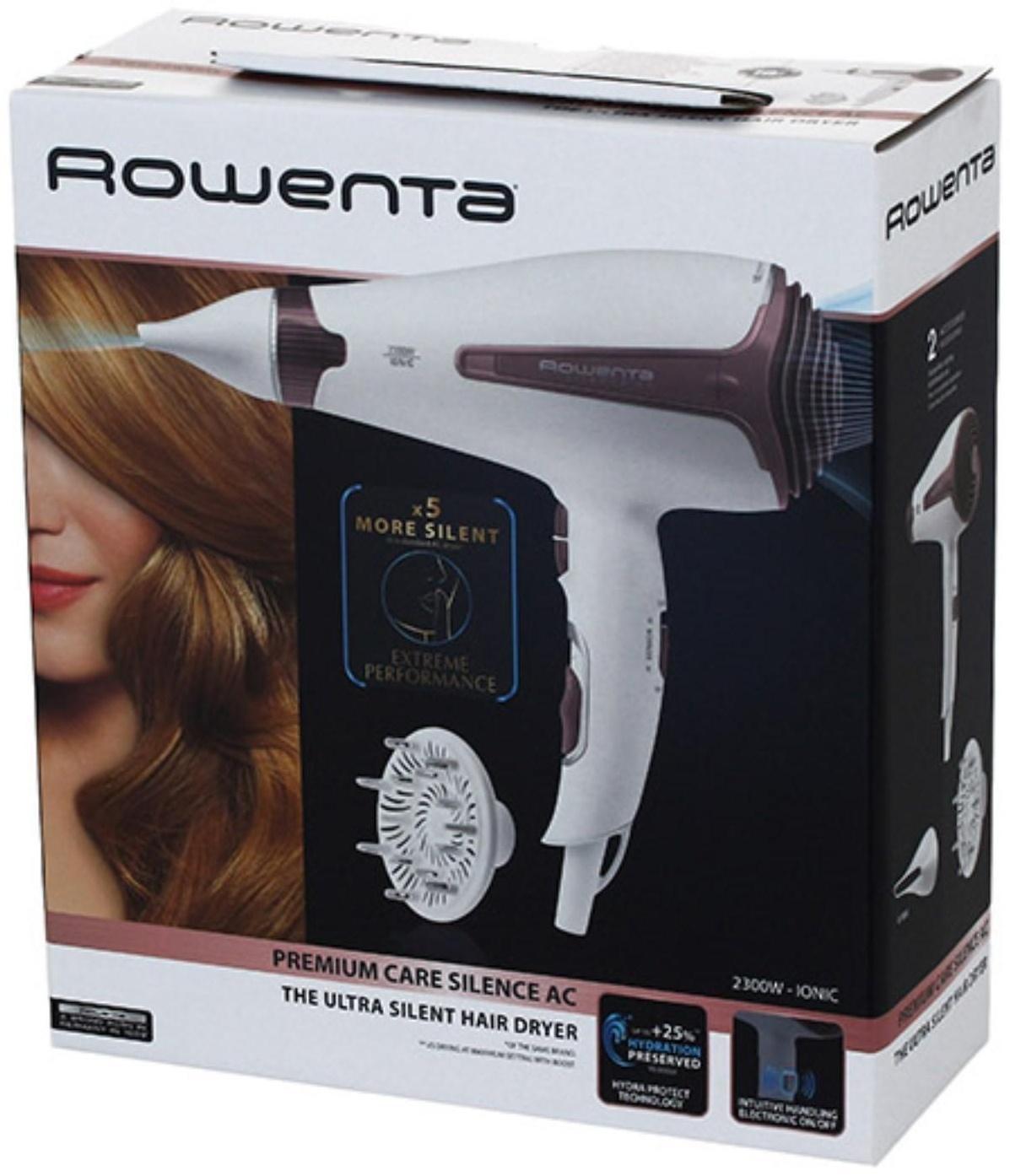 Фен Rowenta CV7930F0, 2300 Вт, ионизация, хол. воздух, 3 температы, 2 скорости, белый