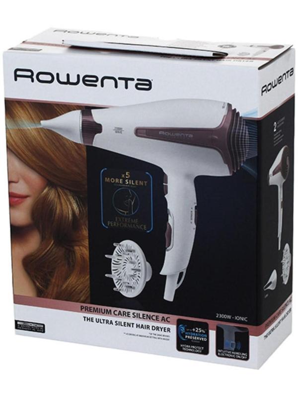 Фен Rowenta CV7930F0, 2300 Вт, ионизация, хол. воздух, 3 температы, 2 скорости, белый