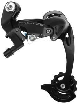 Переключатель задний Microshift RD-M26L 7-8 ск, под болт, длинная лапка