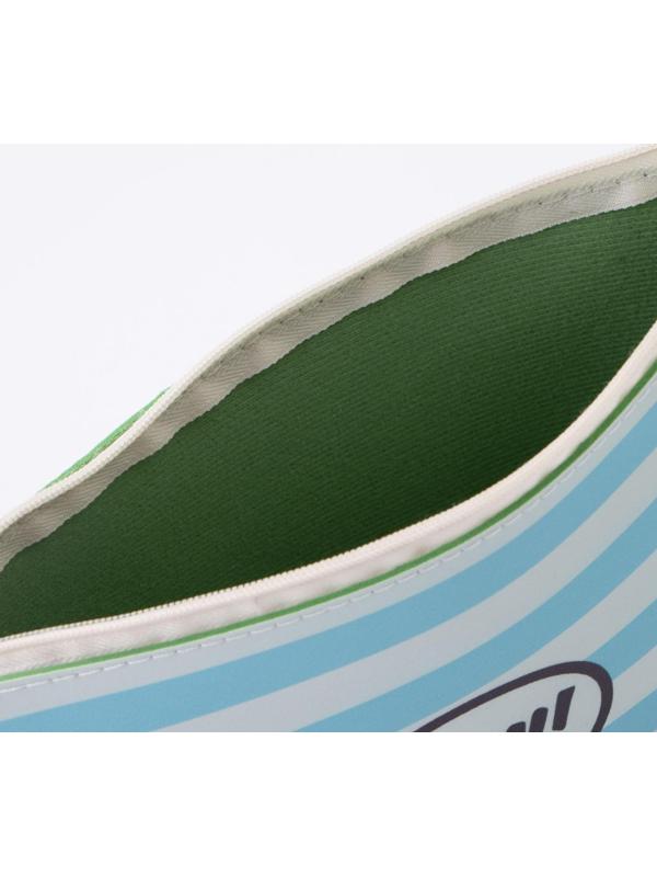 Косметичка на молнии, цвет голубой