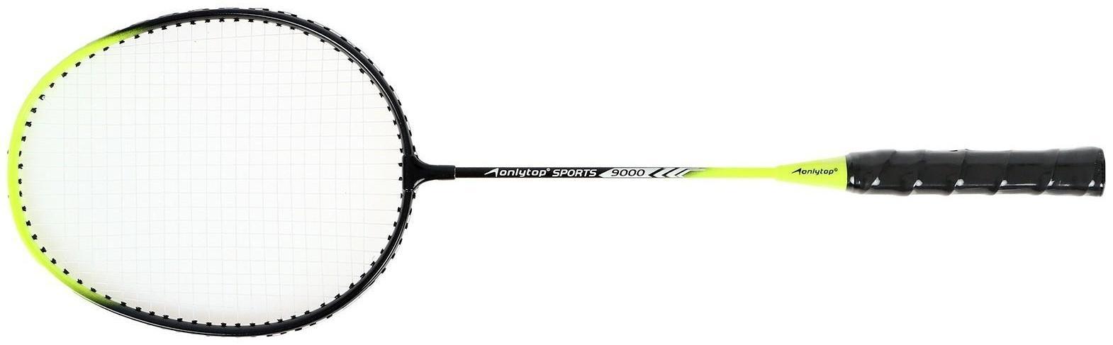 Ракетка для бадминтона ONLYTOP, алюминиевая, в чехле цвета микс
