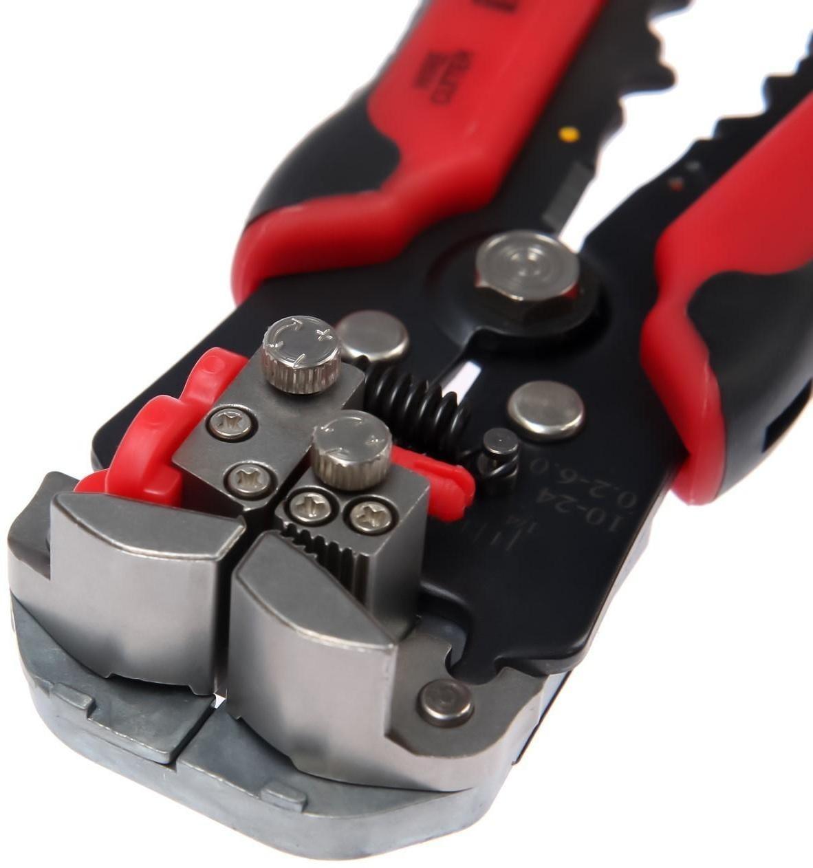 Стриппер ЛОМ, автоматический, для зачистки проводов 0.5-6 мм2, обжим наконечников