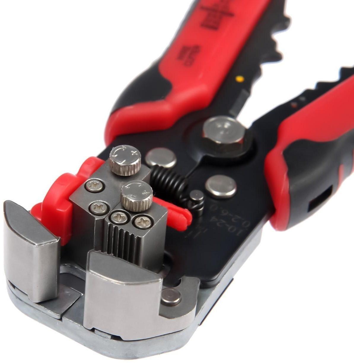 Стриппер ЛОМ, автоматический, для зачистки проводов 0.5-6 мм2, обжим наконечников