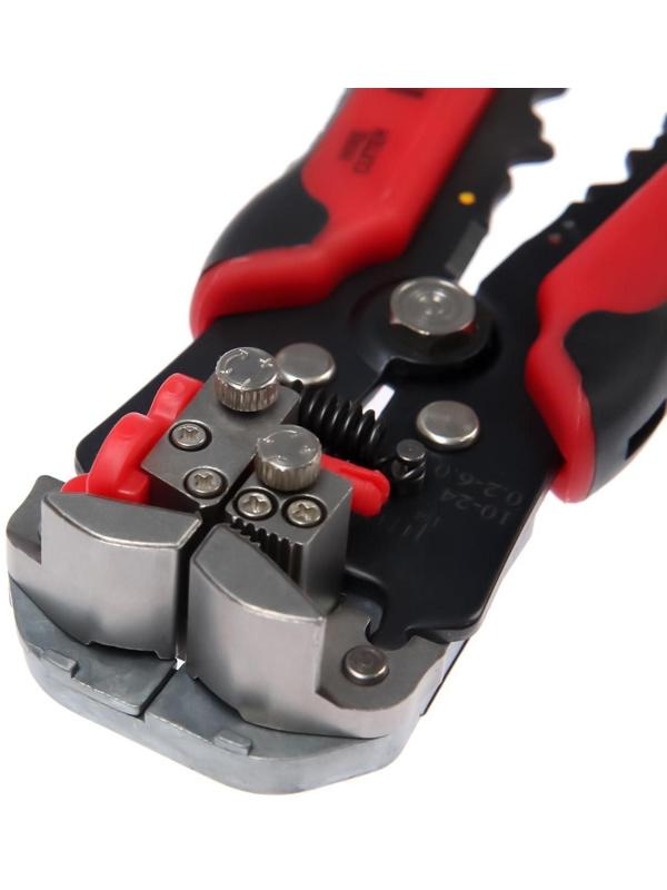 Стриппер ЛОМ, автоматический, для зачистки проводов 0.5-6 мм2, обжим наконечников