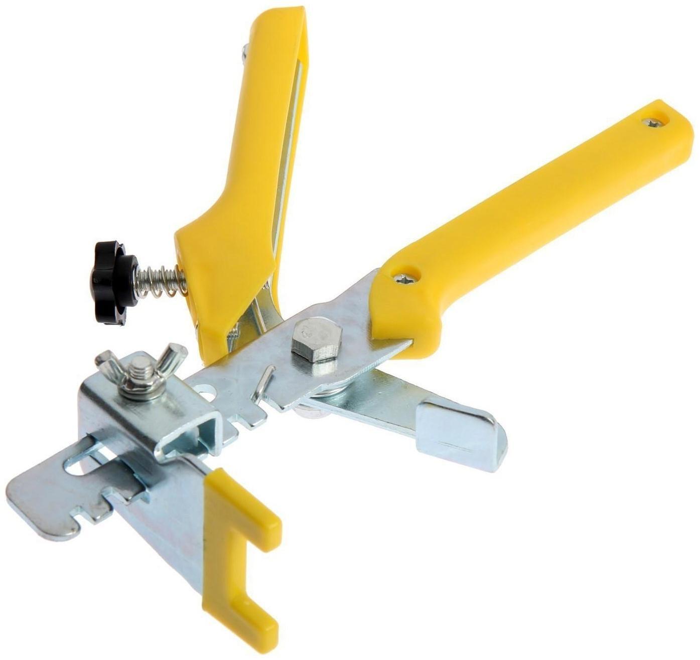 Клещи для системы выравнивания плитки ТУНДРА, пластиковые рукоятки, 230 мм