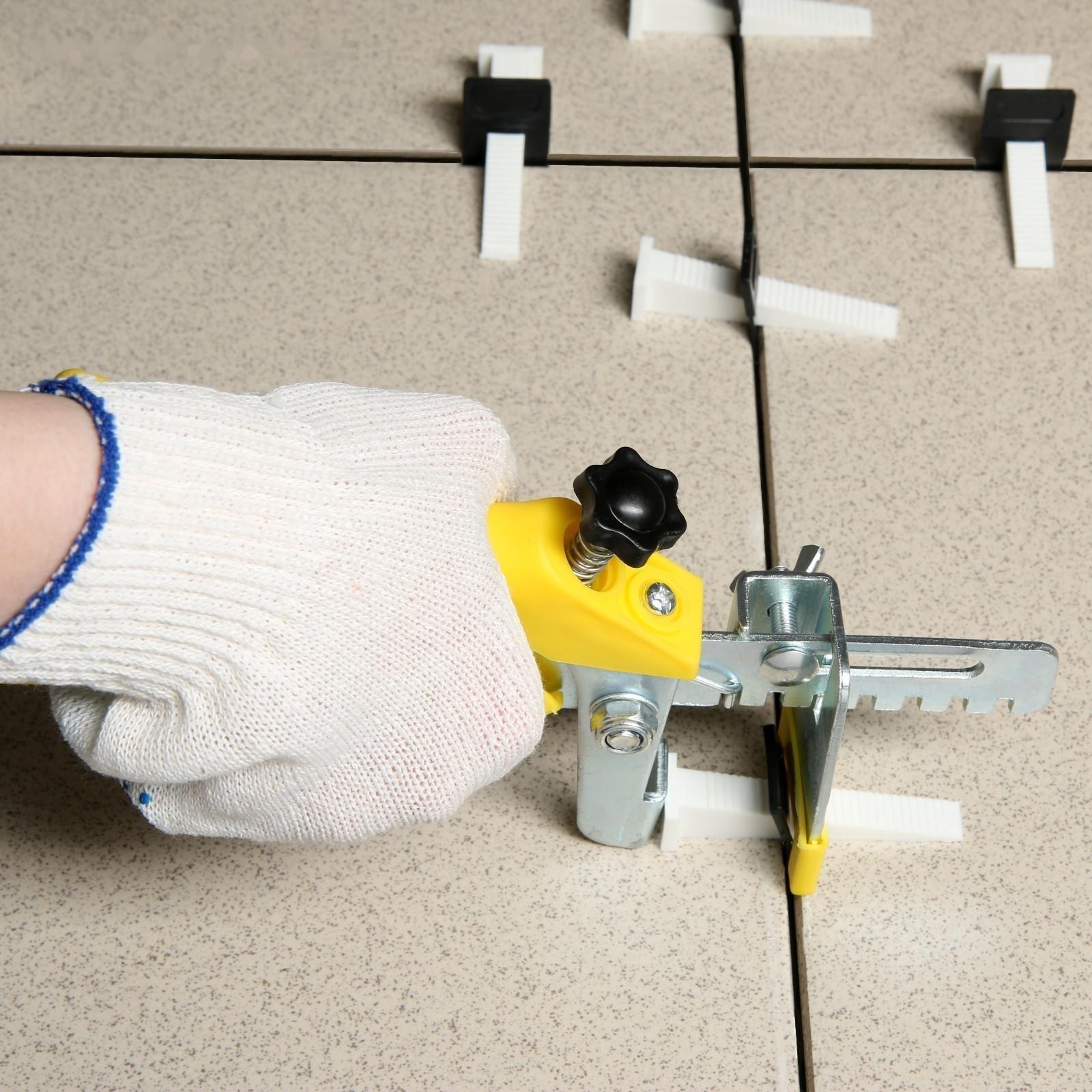 Клещи для системы выравнивания плитки ТУНДРА, пластиковые рукоятки, 230 мм